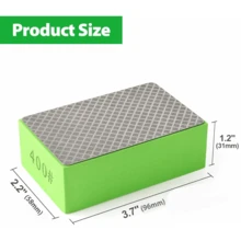 Diamond Hand Polishing Pads, 5PCS Diamond Grinding Pads, 60/120/240/400/1000 Grit Sanding Blocks, Suitable For Tile, Glass, Stone, Marble, Granite, Ceramic, Metal, Wet And Dry Grinding - 5Pcs -60/120/240/400/1000 Grit - View 2