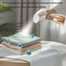 SOKANY 12010 1000W Handheld Garment Steamer | Rapid Heating, Strong Wrinkle Removal, Portable & Lightweight, For All Fabrics - Mustard Yellow - View 4