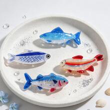 1pc Korean Sardine Hair Claw Clip Niche Cute Sweet French Style Back Head Hair Accessory - Multicolor - View 5