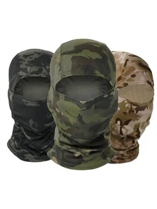 1/3pcs Unisex Ski Full Face Mask, Lightweight UV Protection Face Cover, Suitable For Motorcycle, Snowboarding And Other Sports, Breathable Full Face Mask For Men And Women, Suitable For Skiing And Various Outdoor Sports - A - View 1