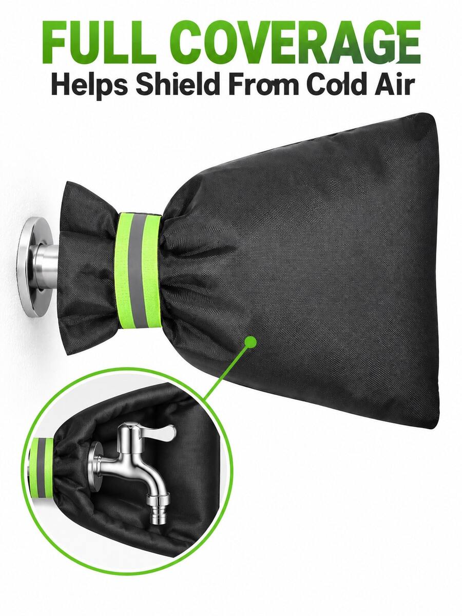 1pc Outdoor Faucet Anti-Freeze Cover, Anti-Icing Insulation Sleeve, Dust-Proof - Multiple Styles - View 1