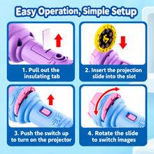 32 Patterns & 4 Cards Projection Flashlight - Imagination Inspiring, Suitable For 3-12 Years Old Children (Some Accessories Randomly Sent) - Multicolor - View 5