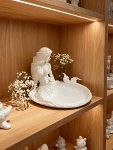1pc Mermaid Jewelry Tray, Decorative Storage Dish, Multiple Colors - Multicolor - View 4