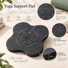 1 Pair Yoga Knee Pads, 2cm Thick Anti-Slip Mandala Embossed Support Cushion, Wrist And Elbow Protector, Portable Fitness Buffer Pad - Multicolor - View 4