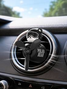 Cute Cartoon Car Air Vent Fragrance Clip, Rotating Propeller Pilot Diffuser, Replaceable Scent Pad Car Air Vent Fan, Long-Lasting Car Interior Decor, Suitable For Men And Women - A - View 8