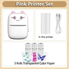 Mini Sticker Printer, Portable Pocket Thermal Printer With Paper Roll For Halloween Party Decor, Halloween Gifts, Study Notes, Photo Printing, Memos, Diaries, Travel Lists, Wireless Inkless Compatible With Android & IOS - Multicolor - View 39