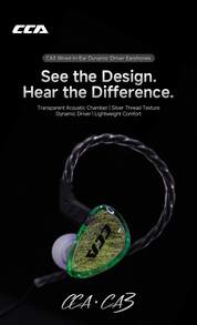 C C A ND NX2 In-Ear Monitor, HiFi IEM Earphones, Deep Bass Sound In-Ear ...