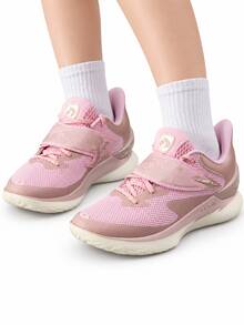 Under Armour Unisex Lace-Up Basketball Shoes FLOW Midsole Lateral Support Grippy Court Performance Sneakers - Pink - View 1