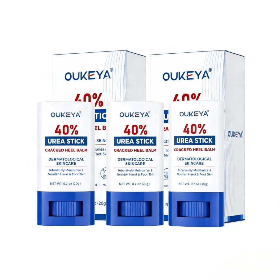 OUKEYA 3 Piezas Bálsamo en Barra Urea 40%, 20 g Cada Una - 3 Piezas 20 g - Ver 1