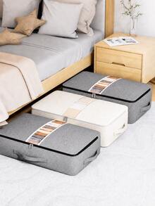 Non-Woven Soft Fabric Storage Bag, No-Frame Blanket Storage Bag, Underbed Storage Bag, Clothing And Blanket Storage Bag, Mobile Large Capacity Storage Box, Suitable For Cabinets, Travel, School, Foldable Storage Bag - Multicolor - View 11