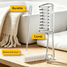 Massage Liquid Drainage Comb, With A Medicinal Nozzle Ball, A Comb Used For Scalp Massage To Promote Hair Growth And Development; Hair And Scalp Medicinal Comb, Essential Oil Care Comb - Multicolor - View 11
