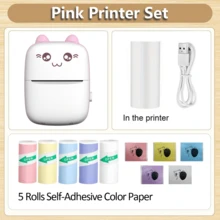 Mini Sticker Printer, Portable Pocket Thermal Printer With Paper Roll For Halloween Party Decor, Halloween Gifts, Study Notes, Photo Printing, Memos, Diaries, Travel Lists, Wireless Inkless Compatible With Android & IOS - Multicolor - View 36
