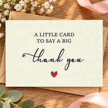 1/5/10pcs Thank You Cards With Envelopes, Suitable For Wedding, Teacher's Day, Graduation, Business, Holiday, Christmas, Thanksgiving And More Occasions (Randomly Includes 2 Styles Of Stickers) - Multicolor - View 2