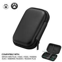 DATA FROG R36S Case Compatible With RG35XX Plus Miyoo Mini Plus R35S RGB20S EVA Cover Portable Bag Gaming Accessories - Black - View 8