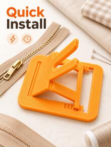 Zipper Installation Tool, Zipper Head Fixer, Quick And Convenient Zipper Installation, Sewing Zipper Clip, DIY Clothing Sewing Zipper Head Repair Tool, Practical Home Sewing Accessory, Simple Operation For Zipper Repair And Zipper Head Replacement - Multicolor - View 6