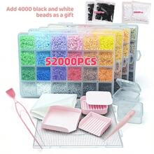 52,000pcs 2.6mm High-Quality Fuse Beads Handmade Set, Includes Various Tools, 96 Colors Large Capacity Fuse Beads, Holiday Gift, Creative Handmade Supplies, Casual Style, DIY Handmade, Suitable For Creative Art Projects, Ideal Choice For Arts And Crafts Supplies - Multicolor - View 9