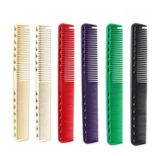 1pc/6pcs Carbon Fiber Hair Combs, Professional Hairdresser Combs, Unisex Medium Tooth Hair Combs, Hair Salon Hair Comb Set - Multicolor - View 9