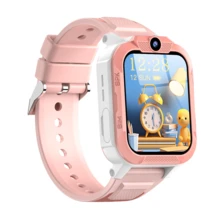 Blackview 兒童智能手錶 1.85 吋 HD 螢幕 IP68 防水 GPS LBS WIFI 即時追蹤、地理圍欄警報、手電筒與警告燈、親膚錶帶與掛繩、家長 APP 加密數據、10 款內建遊戲兒童安全手錶 - 查看 12