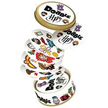 Warner Bros 1pc Harry Potter Dabao Picture Search Card Game, Tin Box Matching Board Game, Family Interactive Party Board Game Tin Box Set, Halloween Christmas Gift - Multicolor - View 2