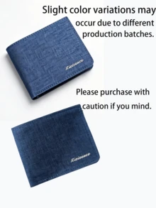 Men's Canvas Short Wallet, Lightweight And Portable, With Multiple Card Slots, Suitable For Daily Commute, Travel, Shopping, Also Can Be Given As A Gift - Multicolor - View 8