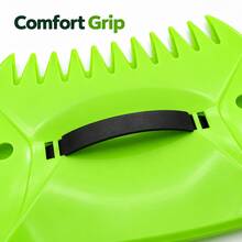 Naturepeak Outdoor Gardening Leaf Grabber - Plastic Hand-Rake Style Leaf Collector - Home Yard & Lawn Cleanup Tool - Portable Design With Adjustable Wrist Strap - Leaf Clip - View 6