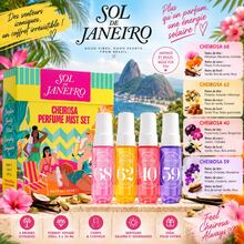 Sol de Janeiro مجموعة رذاذ عطر سول دي جانييرو تشيروسا 68 /62 /40 /59 - مجموعة رذاذ عطر من 4 قطع، 30 مل لكل منها - عطور متنوعة - مشاهدة 2