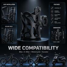 1pc Creative Water Bottle Holder For Electric Scooter, Motorcycle, Bicycle, Universal Water Bottle Rack, Summer Cycling Modification Bicycle Accessory - A - View 6