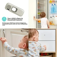 Baby Cabinet Locks & Straps - Multicolor - View 4