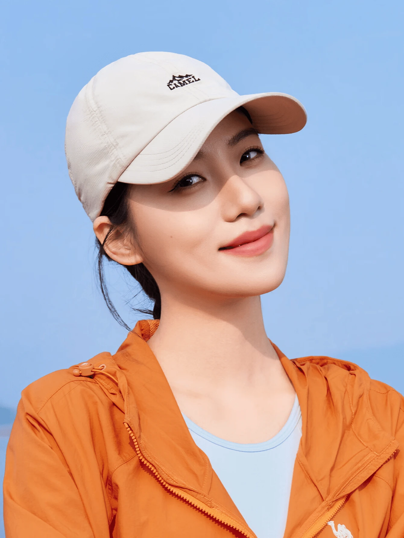 CAMEL CROWN Women's Sun Protection Baseball Cap, Wide Brim Design, Slimming Effect For Large Face, Summer New Outdoor Tennis Sun Hat - Beige Grey - View 1