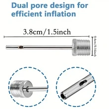 25Pcs Box Set Inflatable Needles, Ball Needles, Suitable For Football, Basketball And Football Pump Parts - Silver - View 6
