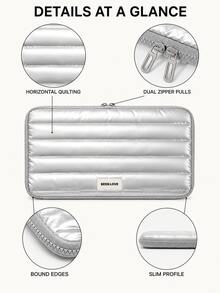 1pc Portable Laptop Bag, Zipper Shockproof Tablet & Laptop Sleeve, Lightweight Business Travel, College, Office User Briefcase - Multicolor - View 7