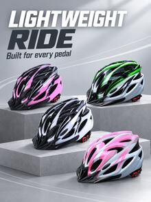1pc Adult Road/Mountain Bike Helmet, Ultra-Light Adjustable Strap, Detachable Visor, Soft EPS Foam Lining, Multi-Ventilation Holes, Suitable For Daily Outdoor Cycling - Multicolor - View 8