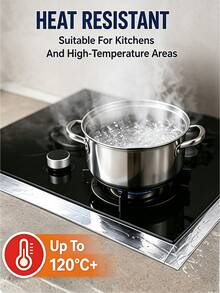 1 Roll Heavy Duty Aluminum Foil Tape, High Temperature Resistant Waterproof Oil-Proof Self-Adhesive Silver Tape, Suitable For Kitchen Stove Gaps, Air Conditioning Pipes, Home Repair Sealing - Silver - View 4