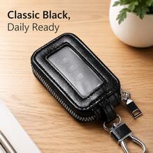 Transparent Window Key Pouch, Universal Car Remote Key Holder, Women's Home Key Bag, Waist Hanging, Business Versatile, Large Capacity, Minimalist Keychain Bag, Unisex - Multicolor - View 3