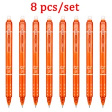 8-Pack Erasable Gel Pens, 6 Color Assorted Retractable Pens, Smooth Writing Refillable Pens With Eraser Tip For Students, School, Office, Note Taking, Journaling, Homework & Everyday Writing - Multiple Styles - View 17