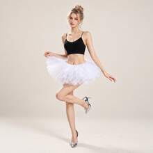 XKTRXF 1pc Fluffy Tulle Skirt Petticoat - A - View 7