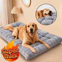 Pet Cat Dog Bed All Season Thickened Comfortable Plush Pet Bed Pad Removable Washable Durable Anti-Slip Dog Bed Sofa Cushion - Grey - View 10