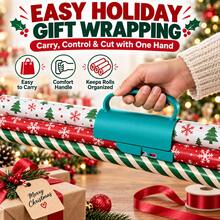 1pc Wrapping Paper Cutter – Christmas Paper Roll Cutter, Paper Cutting Sliding Tool Set, Handmade Gift Wrapping Craft Supplies. Perfect For Birthday Gifts, Halloween, And Christmas Wrapping Paper Rolls. - A - View 2
