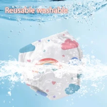 Celana Dalam Latihan Toilet untuk Balita dengan Motif Kartun, Celana Latihan Bayi Lembut dan Dapat Digunakan Kembali untuk Belajar Menggunakan Toilet - MultiWarna - View 5
