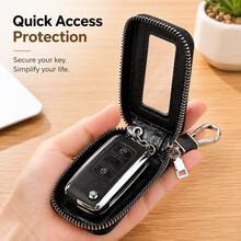 Transparent Window Key Pouch, Universal Car Remote Key Holder, Women's Home Key Bag, Waist Hanging, Business Versatile, Large Capacity, Minimalist Keychain Bag, Unisex - Multicolor - View 4