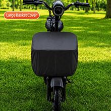 1pc Black Extra Large Electric Scooter Front Basket Rain Cover, Universal Waterproof Bag For Electric Bike, Motorcycle, Bicycle, Battery-Powered Scooter Basket - Bicycle Basket Rain Cover - View 9