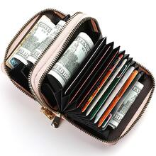 1pc Stacked Cartoon Cat Pattern Litchi Texture PU Leather Double Zipper Accordion Multi-Slot Compact Short Wallet Card Holder, Cute Girly Style, Suitable For Girls To Store Bank Cards And Coins - Multicolor - View 11