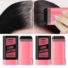 1pc 20g Disposable Hair Dye Comb, Hair Dyeing Tool Pen, Emergency Gray Hair Cover Comb, Quick And Convenient, Long-Lasting Effect, Non-Damaging To Hair - Multicolor - View 1