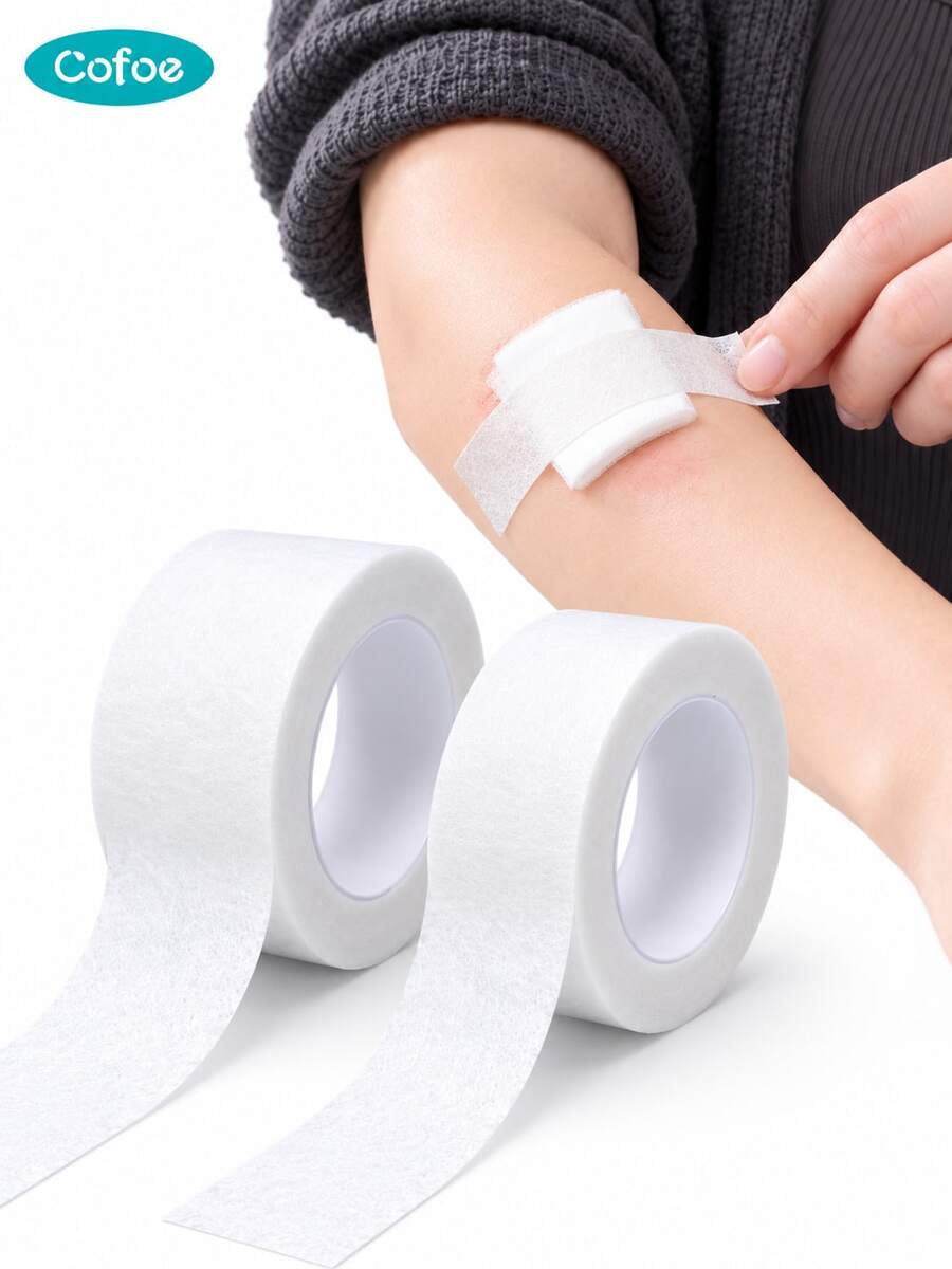 Cofoe Non-Woven Adhesive Tape Roll, Breathable And Easy-Tear Fixing Tape For Daily Home Care - ADHESIVE TAPE - View 1