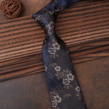 Men's Floral/Paisley Exquisite Jacquard Tie 8cm Hand-Tied Business Formal Banquet Wedding Suit Accessory Multi-Color - Multicolor - View 3