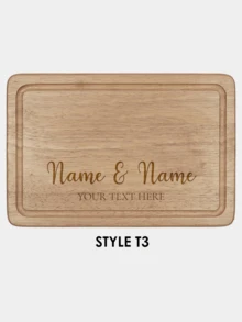 Custom-Engraved Bamboo Cutting Boards / Cheese Platters / Serving Plates / Chopping Boards / Creative Gifts / Birthdays / Christmas / Housewarming / Weddings - Camel - View 3