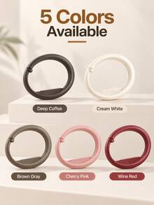 1 buah Gantungan Meja Portabel Multifungsi, Rak Gantung Tepi Meja untuk Tas Tangan, Gantungan Penyimpanan Tas/Kunci/Earphone, Desain Mini Ringan Hemat Ruang, Cocok untuk Kantor, Ruang Belajar, Rumah, dan Berbagai Skenario - MultiWarna - View 3