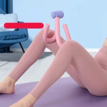 2pcs Thickened Upgraded Foam Pelvic Floor Muscle Trainer + Finger Massager, For Leg Shape Correction, Back Beautification, Pelvic Training, Slim Arms, Postpartum Recovery Leg Squeezer, Thickened Spring With Strong Rebound, Home Multifunctional Thigh Exercise Equipment, Arm And Leg Exerciser, Inner Thigh Squeezer, Gym Workout Weight Loss And Shaping, Slouchy Home Workout Weight Loss And Shaping Tool, Unisex (Battery Not Included) - Multicolor - View 12