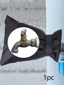1/2/3pcs Outdoor Faucet Winter Pipe Protection Cover, Waterproof & Anti-Freeze, Reusable, Suitable For Outdoor Patio, Home Faucet Protection, Garden & Outdoor Gardening Accessories And Tools - Multicolor - View 12