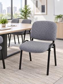 2pcs Set Solid Color Jacquard Split Elastic Chair Covers, All Season Universal Office Chair Seat & Backrest Covers, Suitable For Dining Room, Conference Room, Hotel - Multicolor - View 7